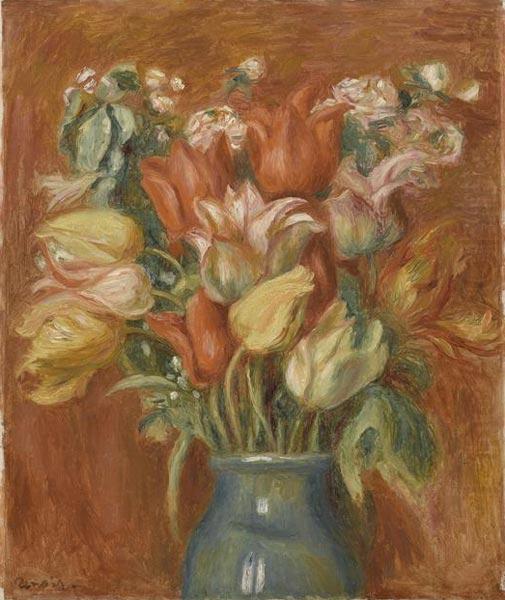 Pierre Auguste Renoir Bouquet de tulipes china oil painting image